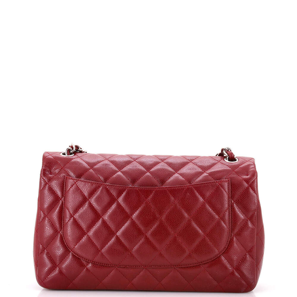 Chanel Jumbo Classic Double Flap Bag Quilted Caviar - Picture 3 of 5